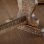 International Furniture Direct - Marquez Dining Table - Light Brown Wood - Tables - Additional View 5