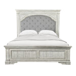 Steve Silver Furniture - Highland Park King Bed - White - Faux Leather - Beds