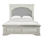 Steve Silver Furniture - Highland Park King Bed - White - Faux Leather - Beds - Additional View 6