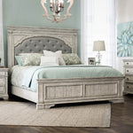 Steve Silver Furniture - Highland Park King Bed - White - Faux Leather - Beds - Additional View 7
