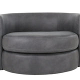 CROW PEWTER SWIVEL CHAIR