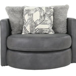CROW PEWTER SWIVEL CHAIR - Additional View 1