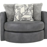 CROW PEWTER SWIVEL CHAIR - Additional View 1