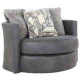 CROW PEWTER SWIVEL CHAIR - Additional View 3