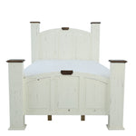 Mansion Aged King Bed - White