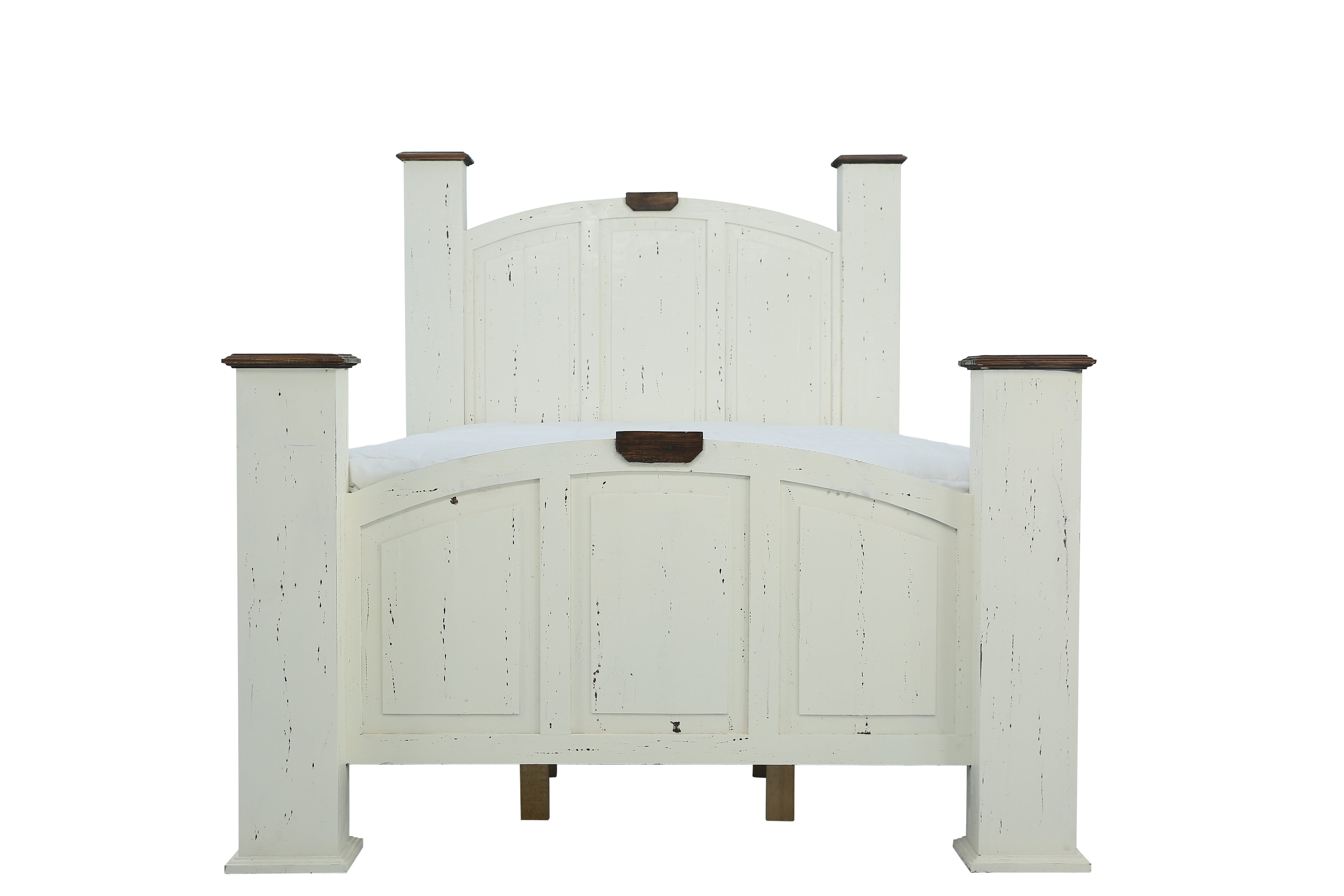 Mansion Aged King Bed - White - Additional View 1