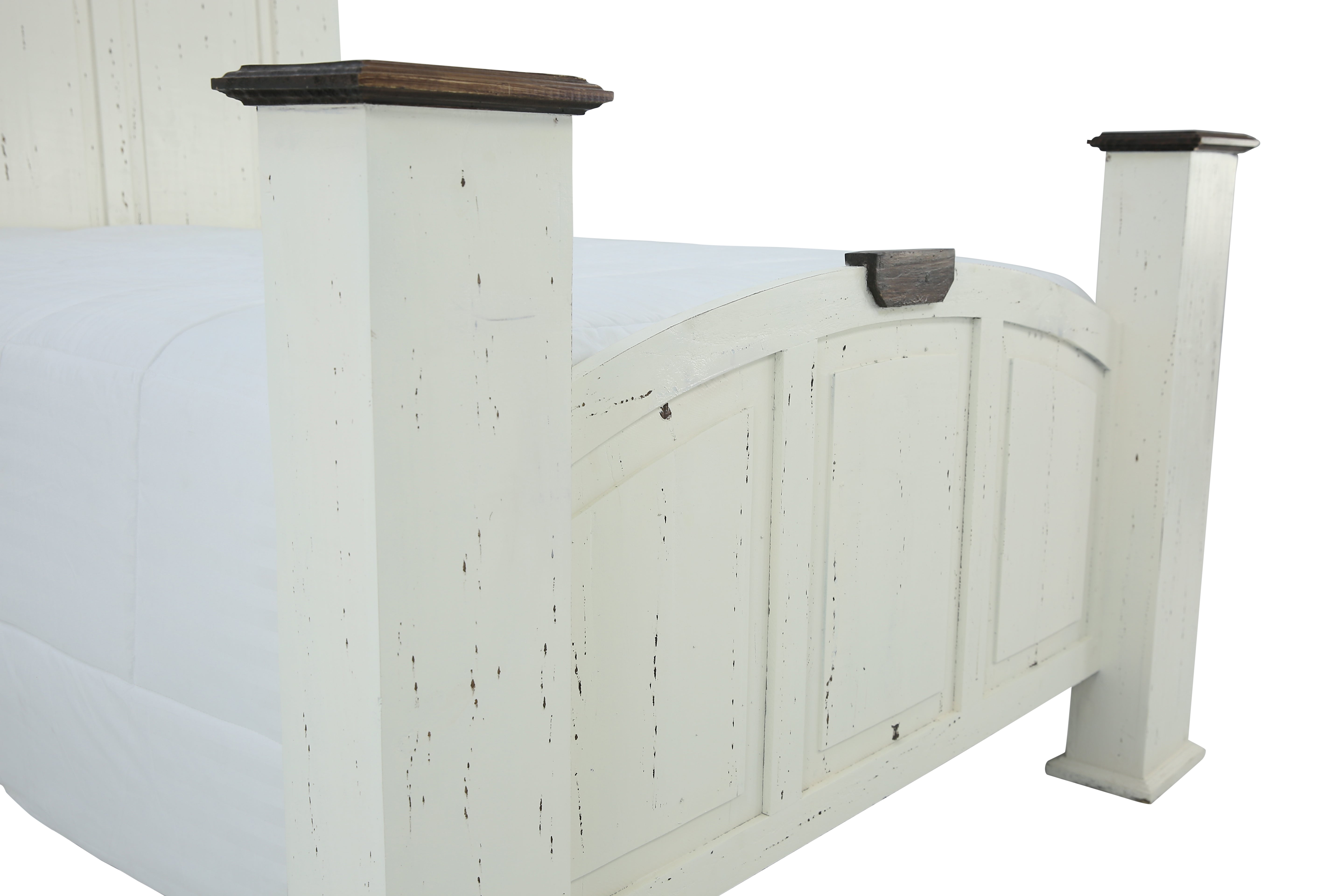 Mansion Aged King Bed - White - Additional View 3
