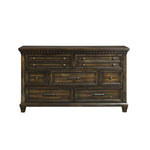 Elements International - Mccoy Dresser - Charcoal - Dark Brown|Dark Gray Wood - Dresser & Mirror - Additional View 1