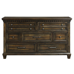 Elements International - Mccoy Dresser - Charcoal - Dark Brown|Dark Gray Wood - Dresser & Mirror - Additional View 1