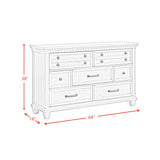 Elements International - Mccoy Dresser - Charcoal - Dark Brown|Dark Gray Wood - Dresser & Mirror - Additional View 9
