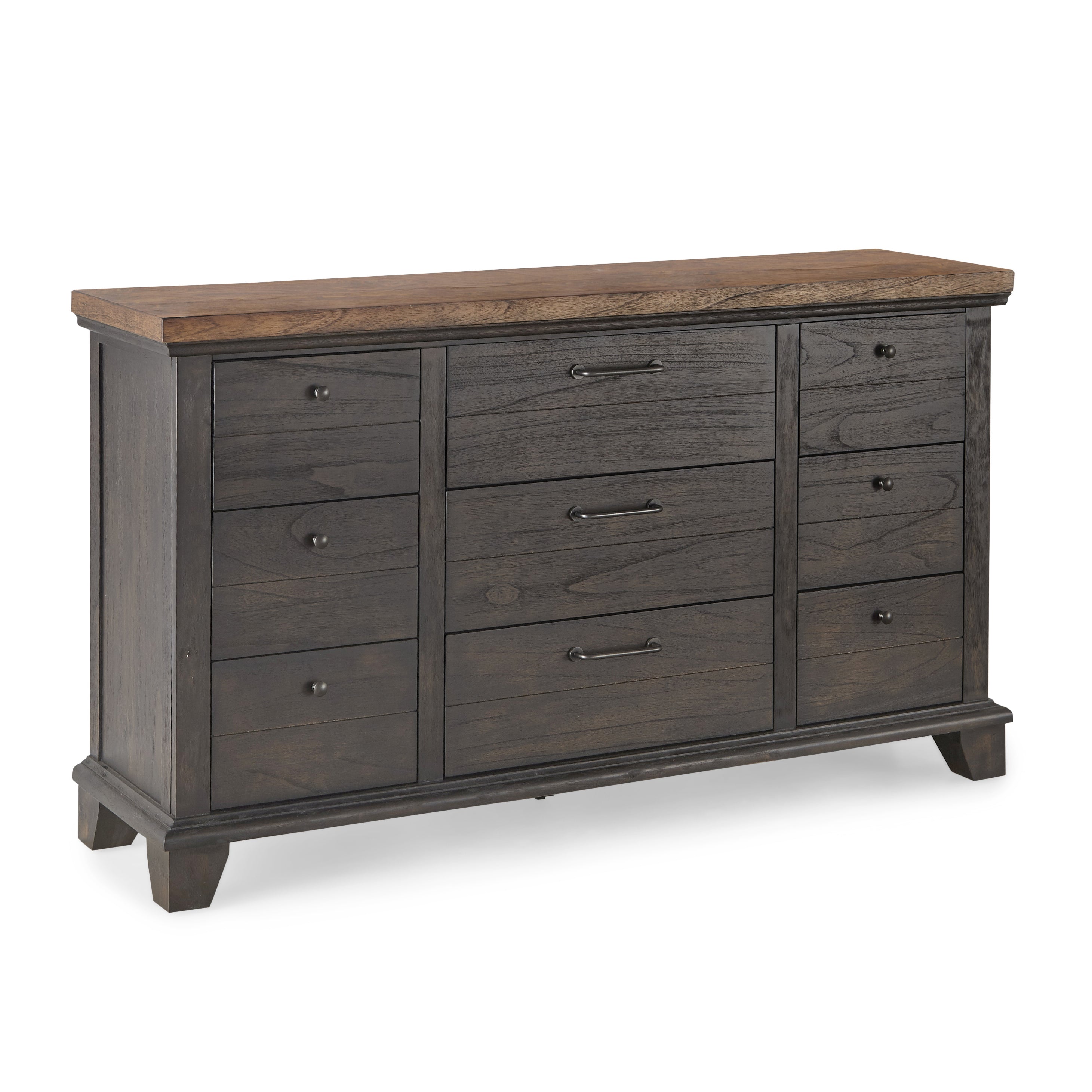 Steve Silver Furniture - Bear Creek Dresser - Brown - Dark Brown Wood - Dresser & Mirror