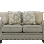MALIBU PEWTER LOVESEAT