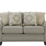 MALIBU PEWTER LOVESEAT