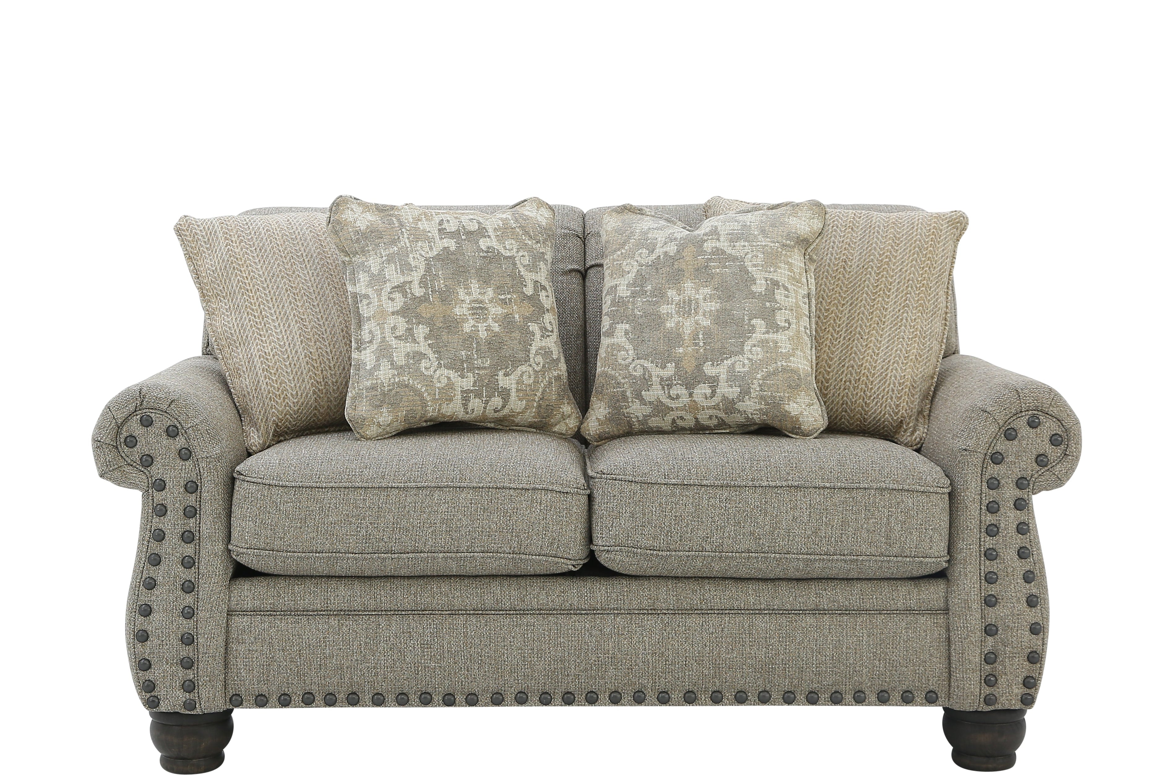 MALIBU PEWTER LOVESEAT