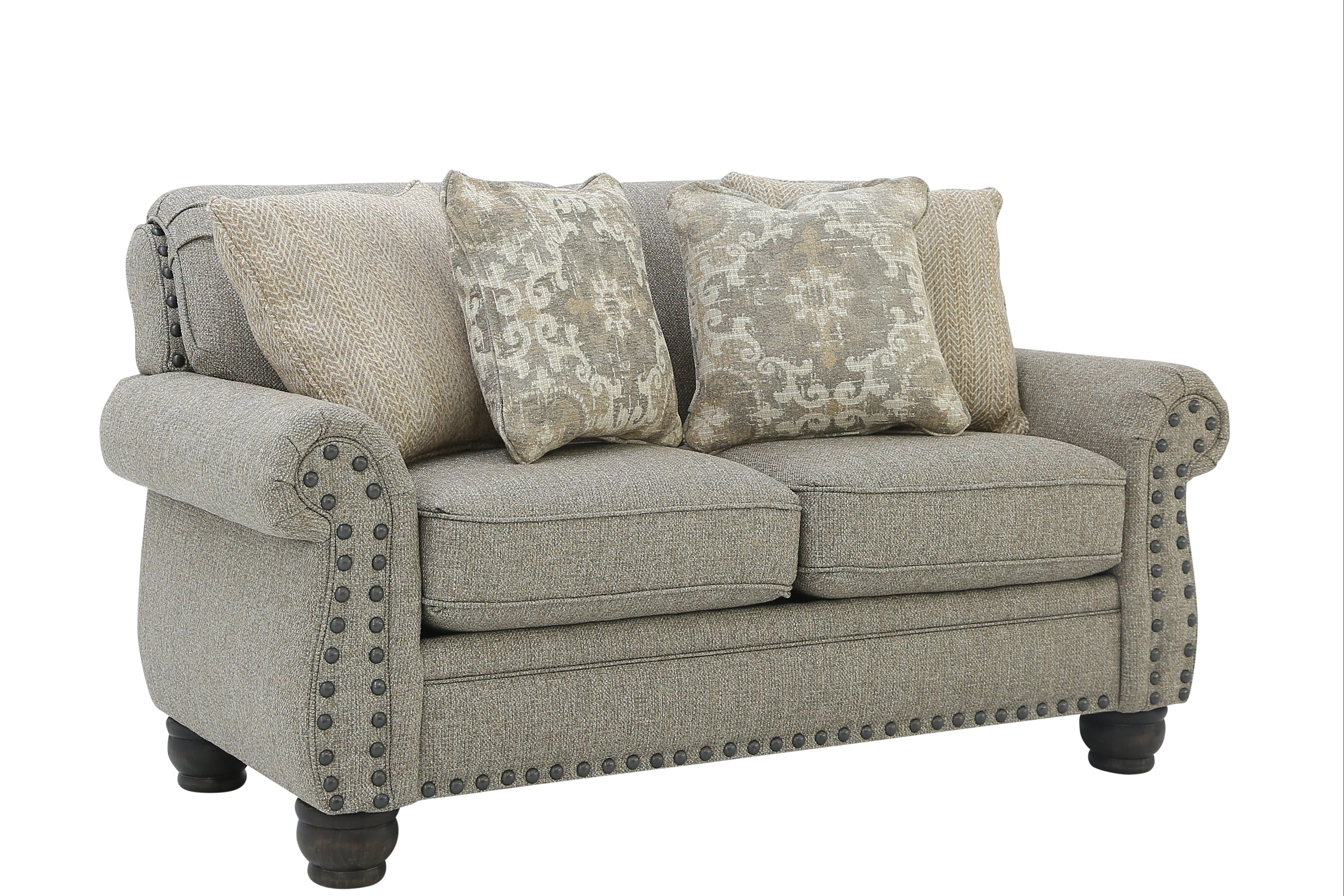 MALIBU PEWTER LOVESEAT - Additional View 1