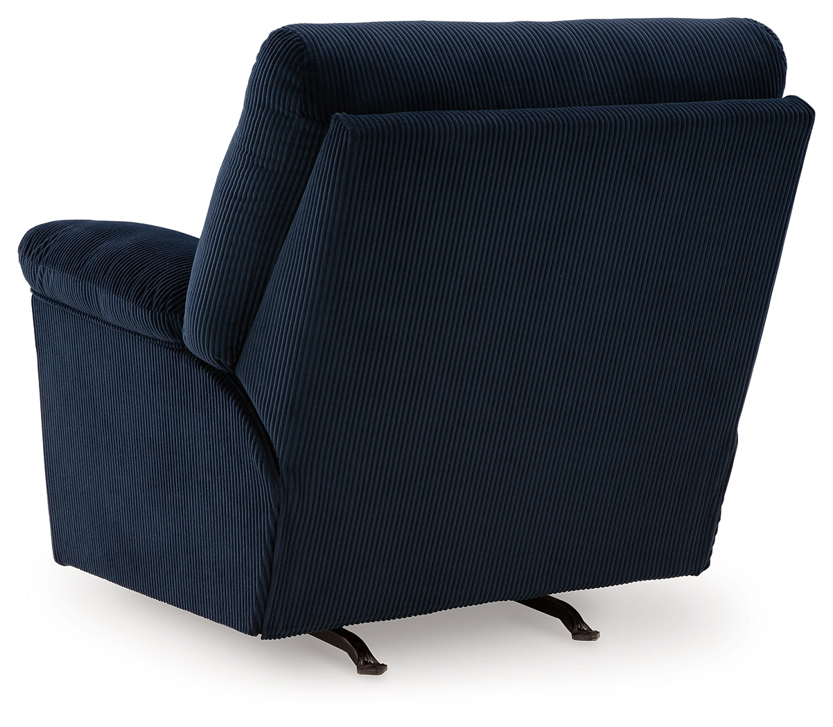 Ashley Furniture - Simplejoy Recliner - Navy - Blue Fabric - Recliners - Additional View 5