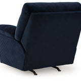 Ashley Furniture - Simplejoy Recliner - Navy - Blue Fabric - Recliners - Additional View 5