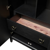 Bernards - ELURE ARMOIRE - Black Wood - Armoires - Additional View 3