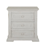 International Furniture Direct - TERRA WHITE NIGHTSTAND - Wood - Nightstands