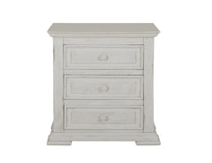 International Furniture Direct - TERRA WHITE NIGHTSTAND - Wood - Nightstands