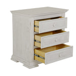 International Furniture Direct - TERRA WHITE NIGHTSTAND - Wood - Nightstands - Additional View 2
