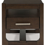 Ashley Furniture - BRECKINGTON END TABLE - Dark Brown Wood - Tables - Additional View 2