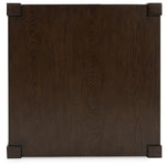 Ashley Furniture - BRECKINGTON END TABLE - Dark Brown Wood - Tables - Additional View 6