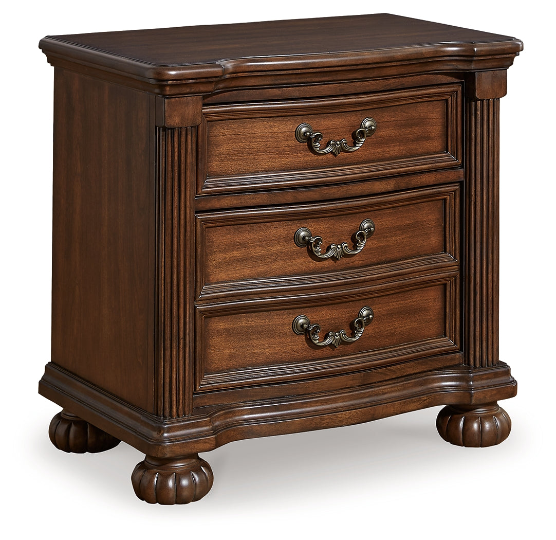 Ashley Furniture - LAVINTON NIGHTSTAND - Dark Brown Wood - Nightstands