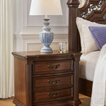 Ashley Furniture - LAVINTON NIGHTSTAND - Dark Brown Wood - Nightstands - Additional View 1