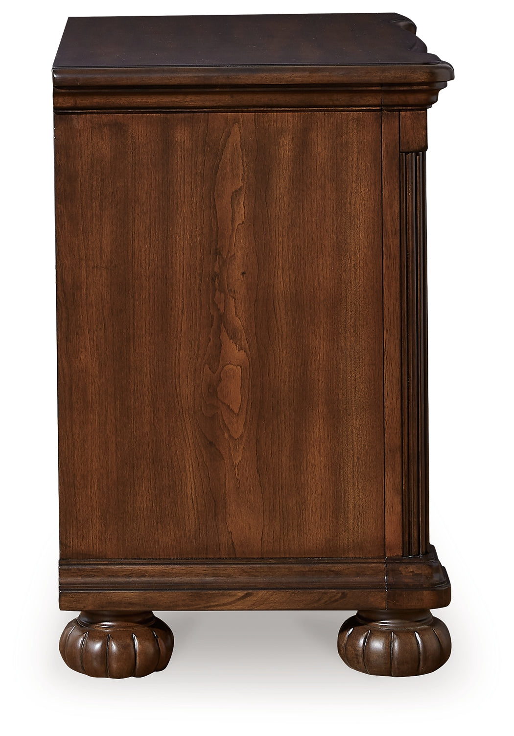 Ashley Furniture - LAVINTON NIGHTSTAND - Dark Brown Wood - Nightstands - Additional View 4