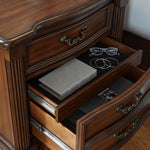 Ashley Furniture - LAVINTON NIGHTSTAND - Dark Brown Wood - Nightstands - Additional View 6