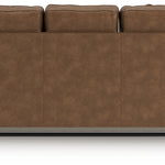 Ashley Furniture - Shadsburne Queen Sofa Sleeper - Earth - Dark Brown Faux Leather - Sofas - Additional View 5