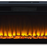 Ashley Furniture - ENTERTAINMENT ACCESSORIES WIDE FIREPLACE INSERT - Black Metal - Fireplace Inserts - Additional View 2