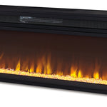 Ashley Furniture - ENTERTAINMENT ACCESSORIES WIDE FIREPLACE INSERT - Black Metal - Fireplace Inserts - Additional View 4