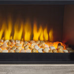 Ashley Furniture - ENTERTAINMENT ACCESSORIES WIDE FIREPLACE INSERT - Black Metal - Fireplace Inserts - Additional View 8