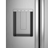 GE FINGERPRINT RESISTANT STAINLESS 28CU SIDE BY SIDE REFRIGERATOR WITH DISPENSER AND LED WALL - Pearl Silver - Refrigerators - Additional View 9