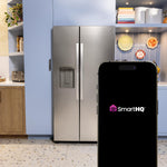 GE FINGERPRINT RESISTANT STAINLESS 28CU SIDE BY SIDE REFRIGERATOR WITH DISPENSER AND LED WALL - Pearl Silver - Refrigerators - Additional View 26