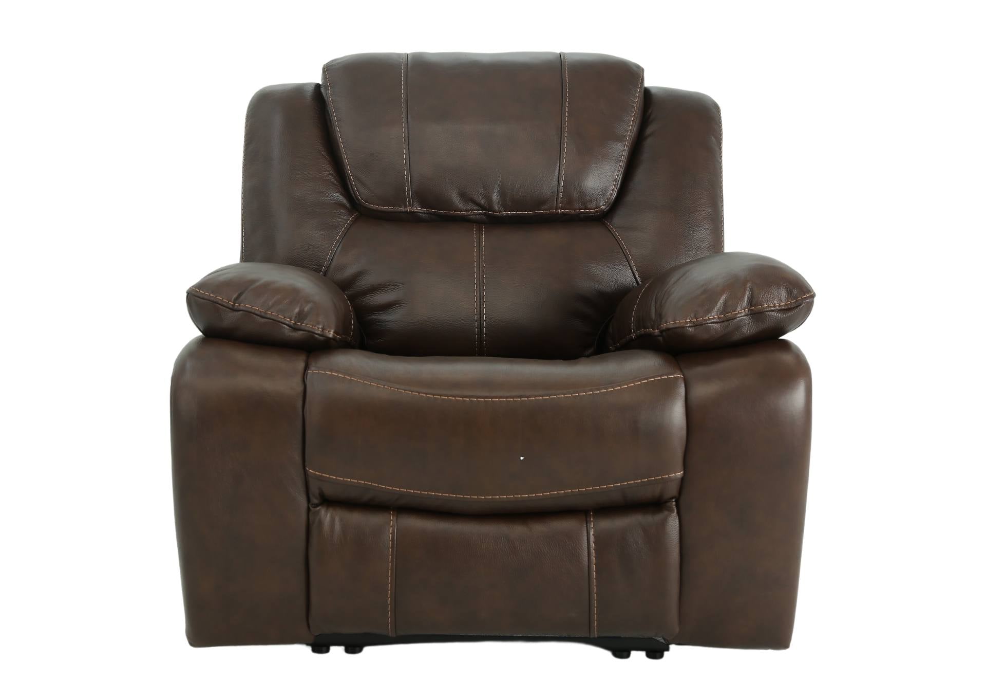 Easton Leather Recliner - Tobacco