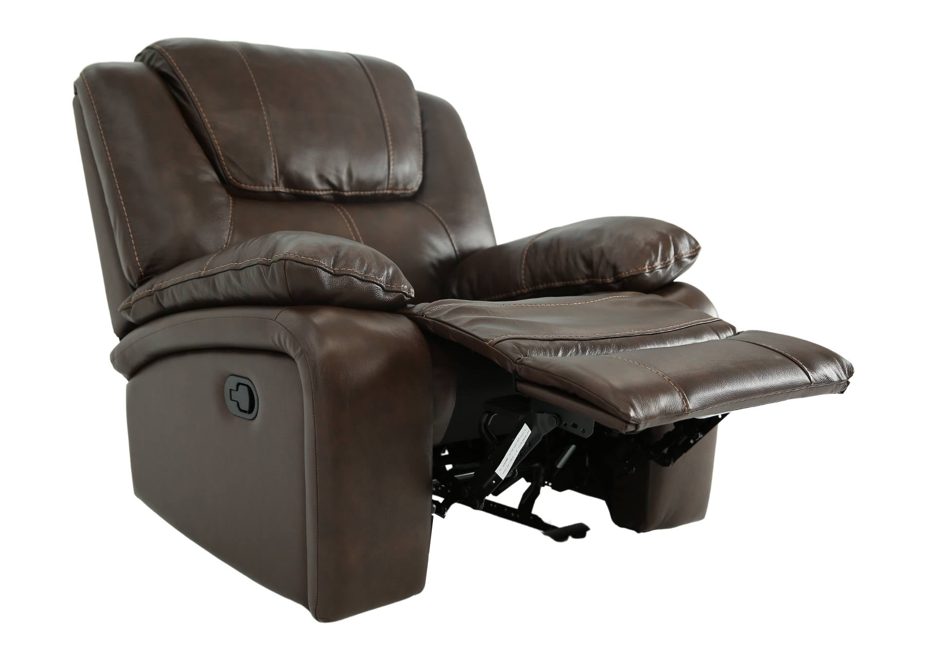 Easton Leather Recliner - Tobacco - Additional View 2