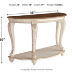 Ashley Furniture - REALYN SOFA TABLE - Light Brown Wood - Tables - Additional View 3