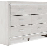 Ashley Furniture - Altyra White Dresser - Wood - Dresser & Mirror