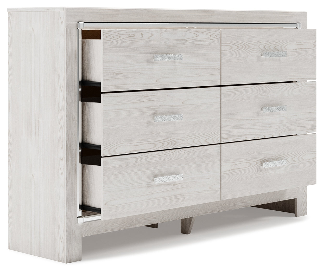 Ashley Furniture - Altyra White Dresser - Wood - Dresser & Mirror - Additional View 4