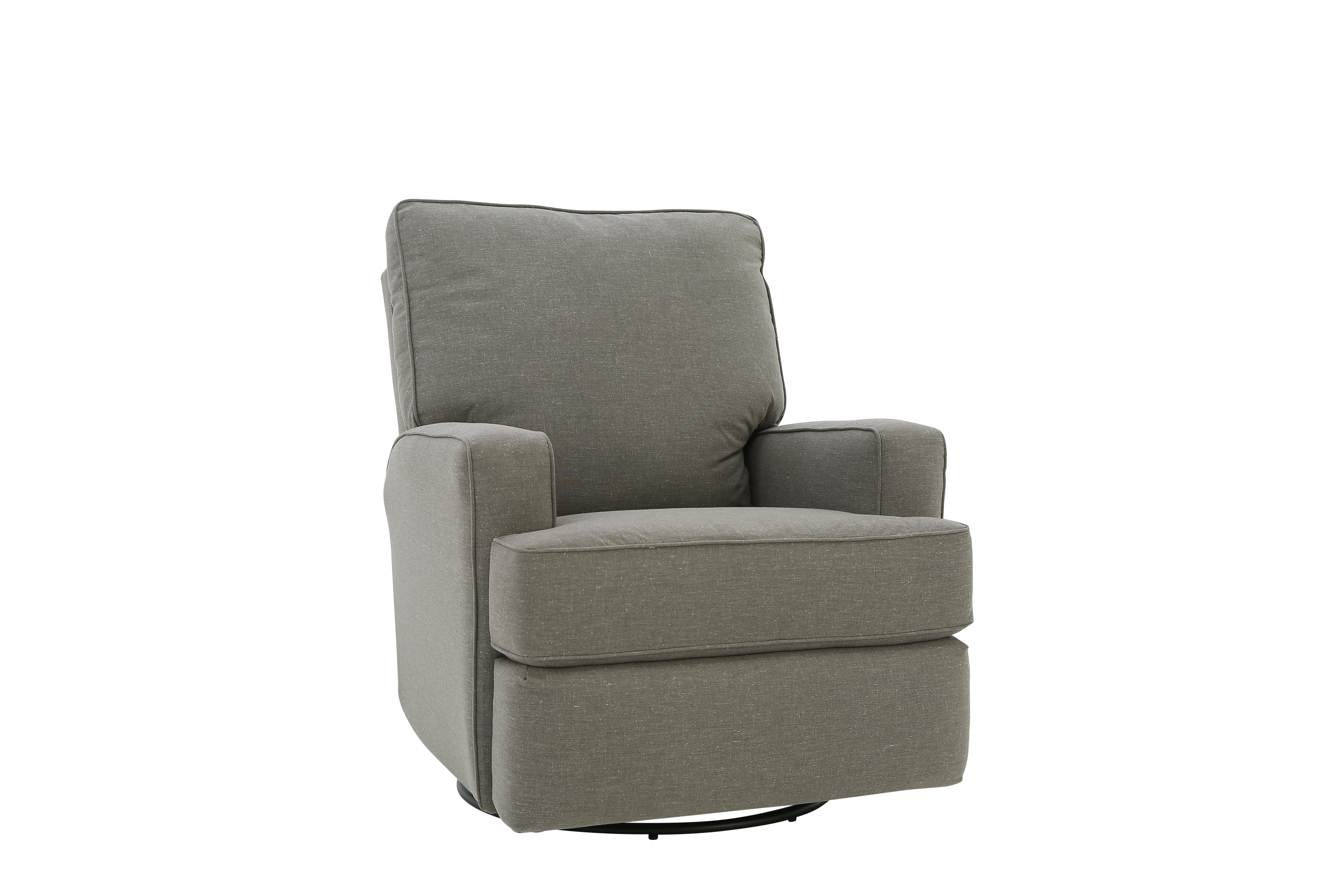 KERSEY CHARCOAL SWIVEL GLIDER RECLINER - Additional View 1