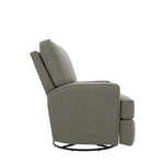 KERSEY CHARCOAL SWIVEL GLIDER RECLINER - Additional View 3