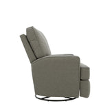 KERSEY CHARCOAL SWIVEL GLIDER RECLINER - Additional View 3