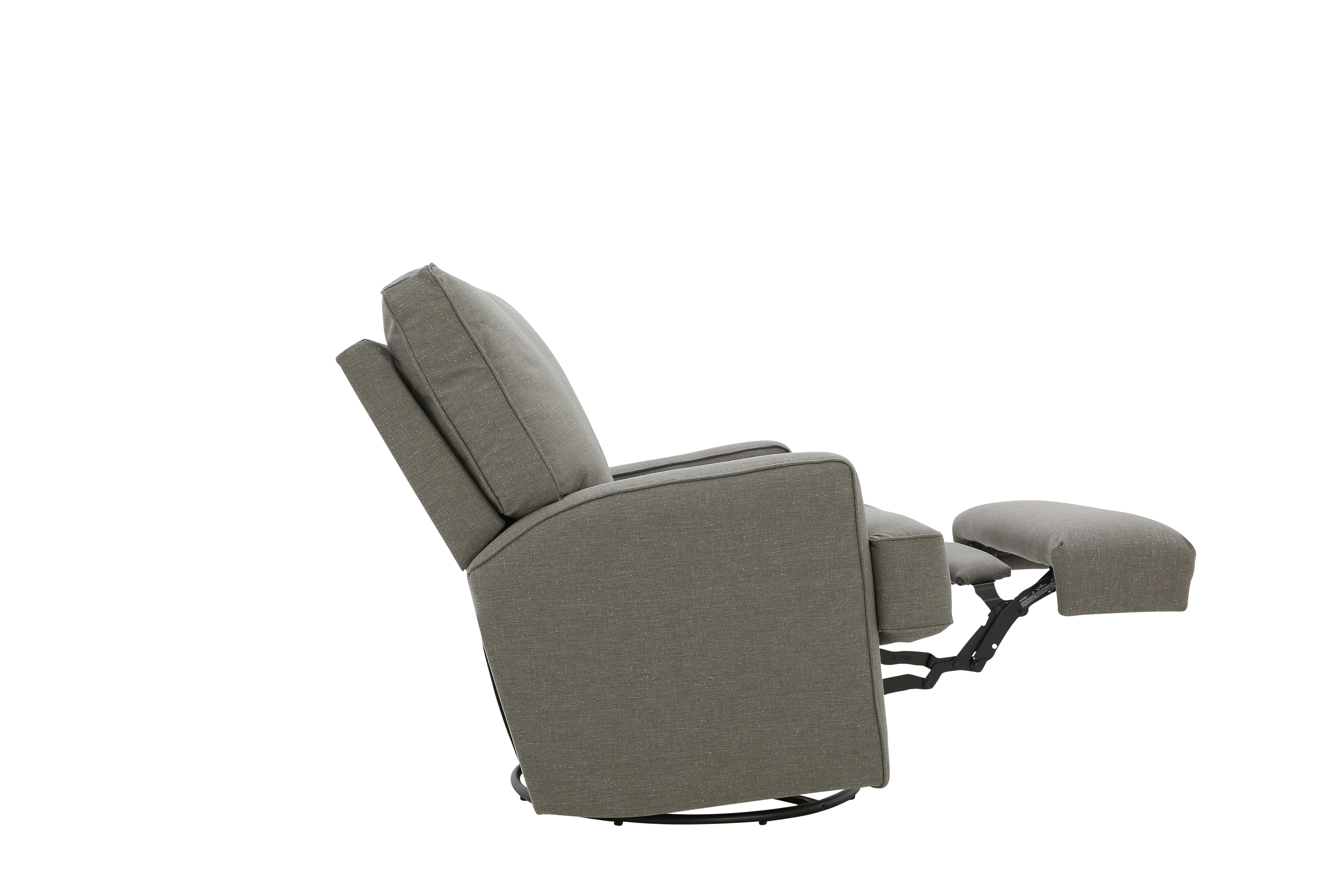 KERSEY CHARCOAL SWIVEL GLIDER RECLINER - Additional View 4