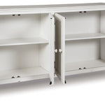 Ashley Furniture - MIRIMYN ANTIQUE WHITE DOOR ACCENT CABINET - Wood - Cabinets - Additional View 2