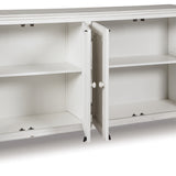 Ashley Furniture - MIRIMYN ANTIQUE WHITE DOOR ACCENT CABINET - Wood - Cabinets - Additional View 2