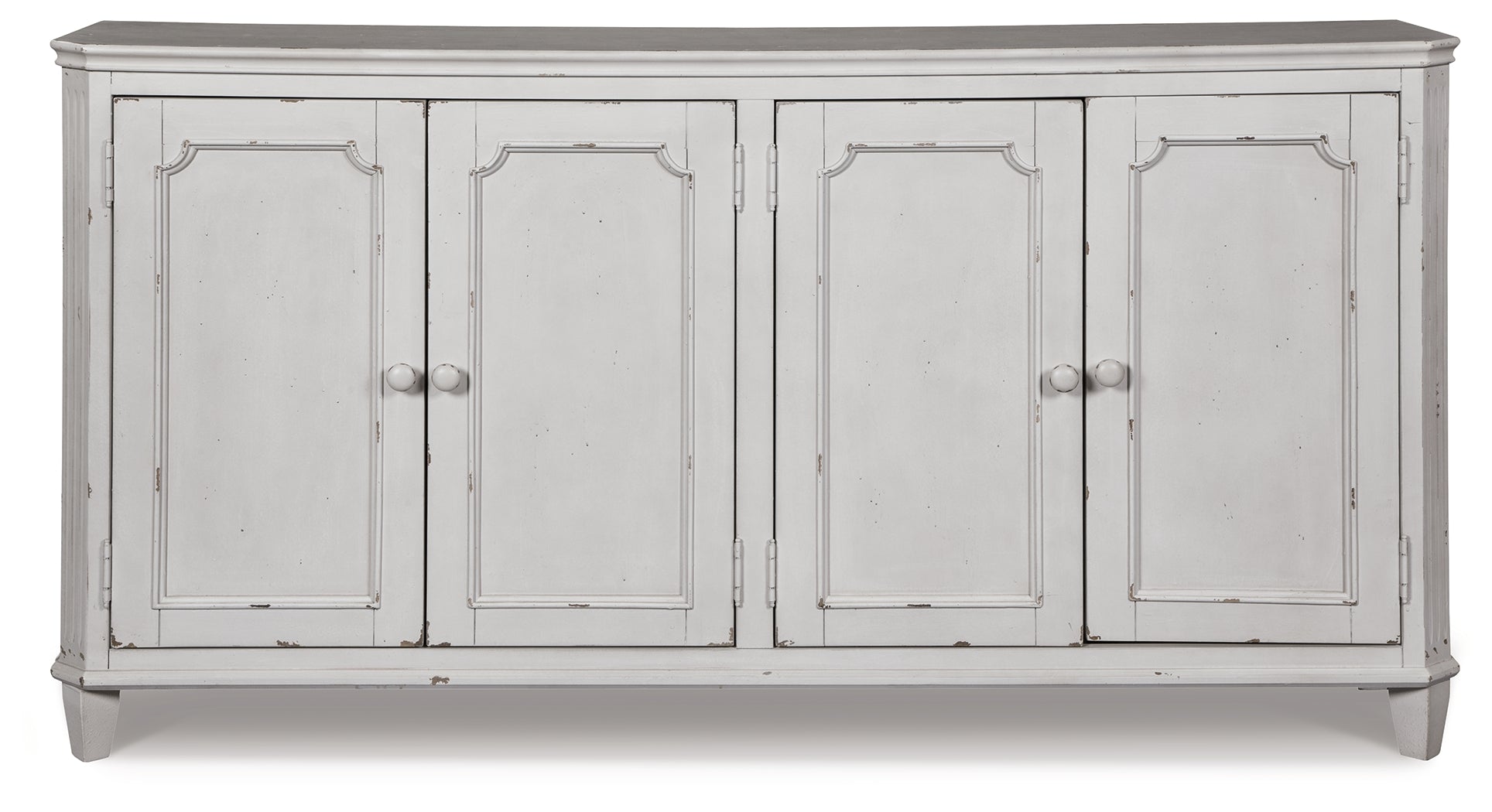 Ashley Furniture - MIRIMYN ANTIQUE WHITE DOOR ACCENT CABINET - Wood - Cabinets - Additional View 3
