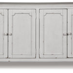 Ashley Furniture - MIRIMYN ANTIQUE WHITE DOOR ACCENT CABINET - Wood - Cabinets - Additional View 3